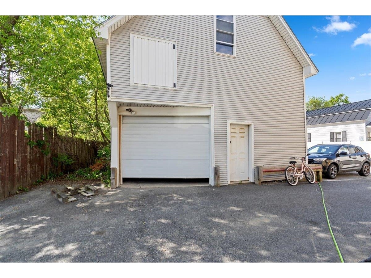 Garage with large loft area