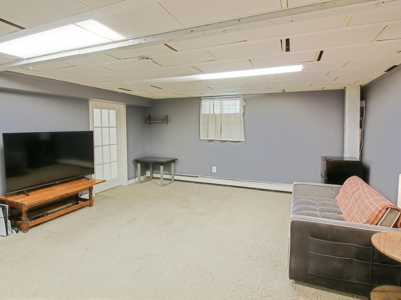 Rec Room in Finished Basement