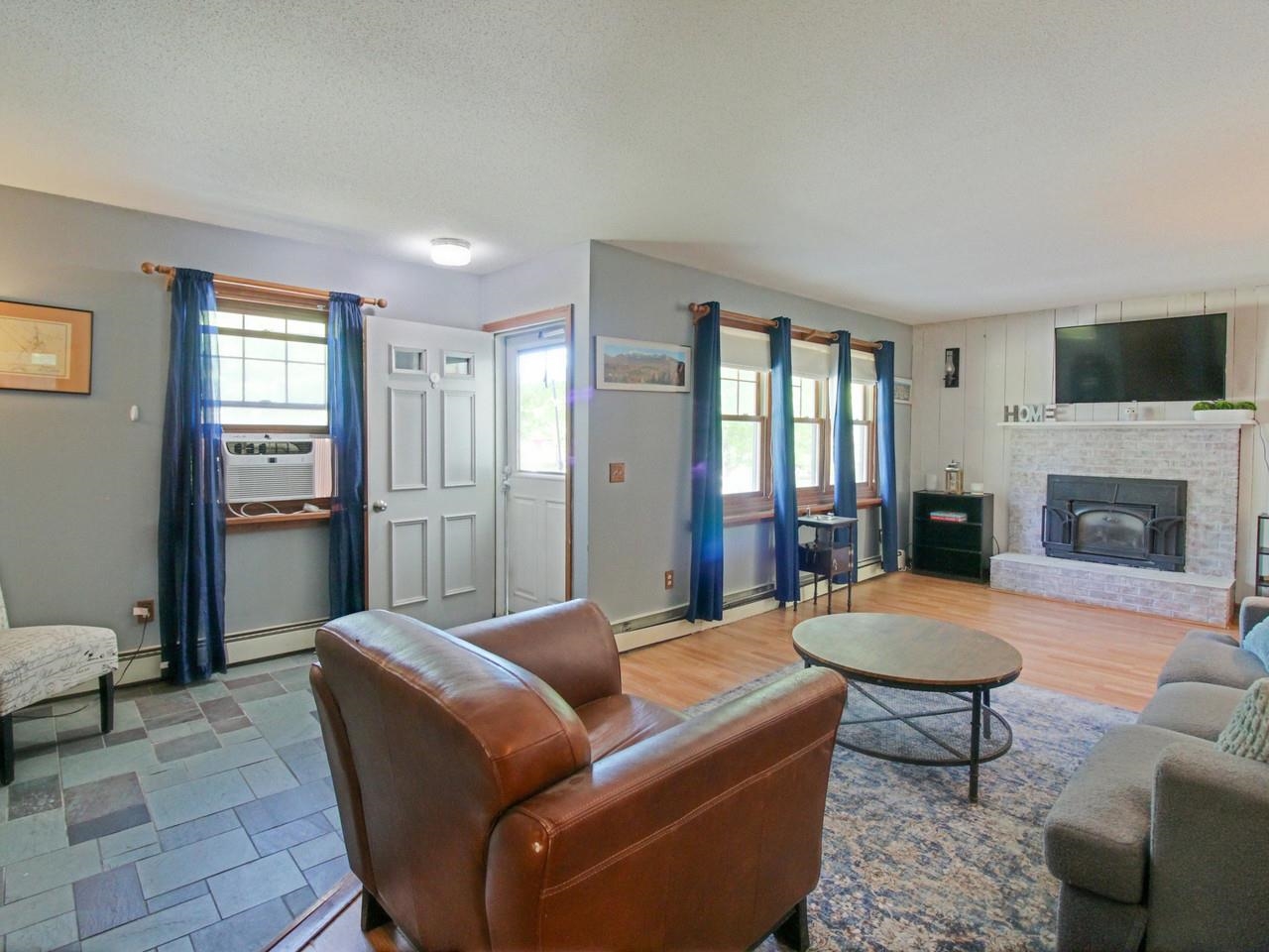 Tiled Foyer & Living Room