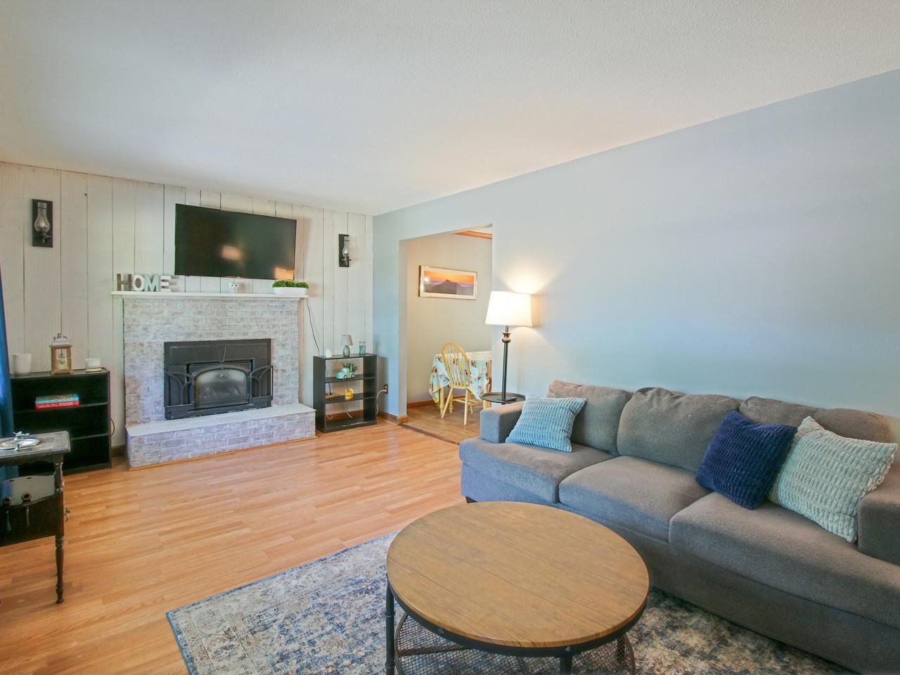 Living Room with Gas Fireplace