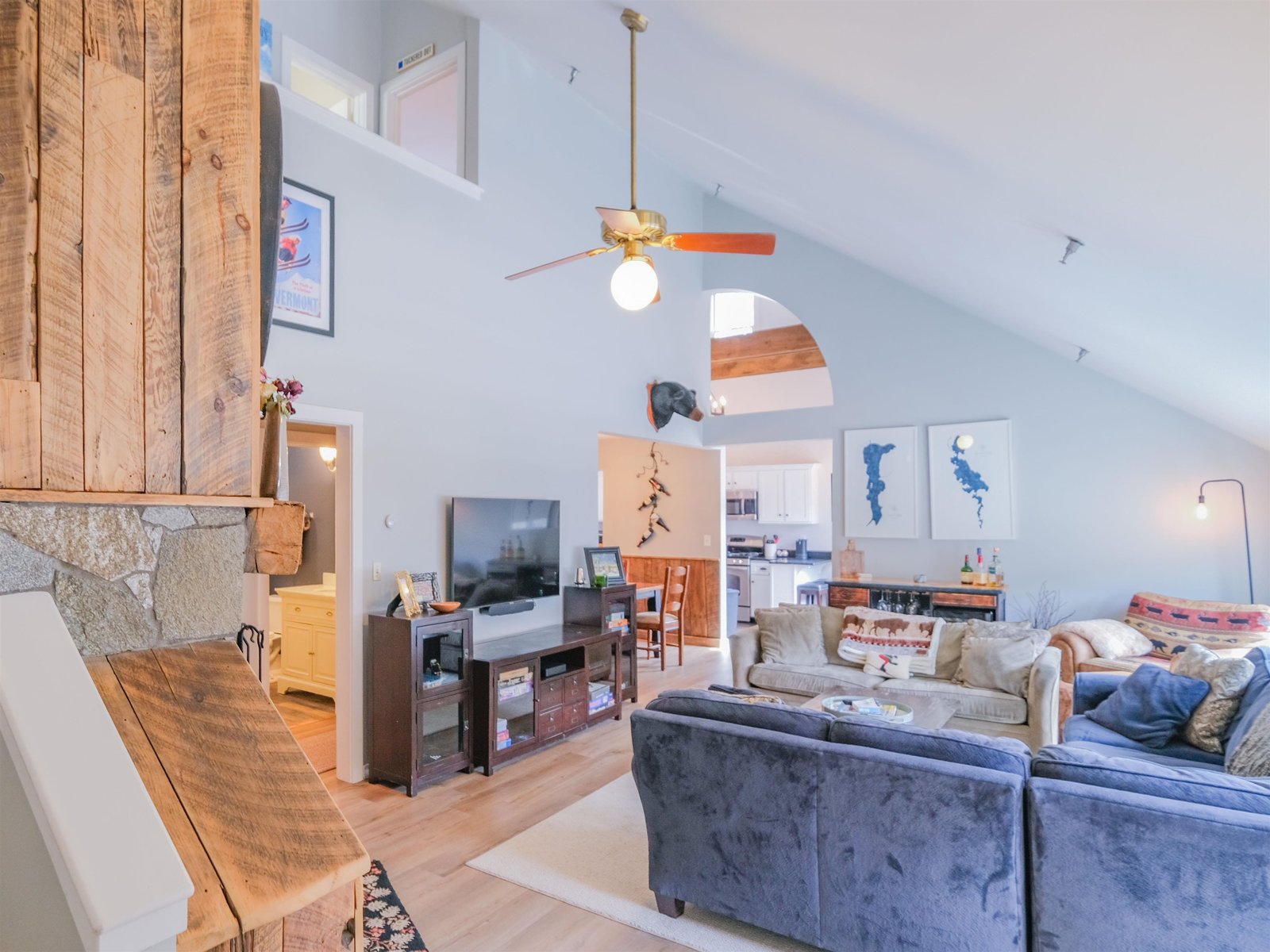 Vaulted ceilings