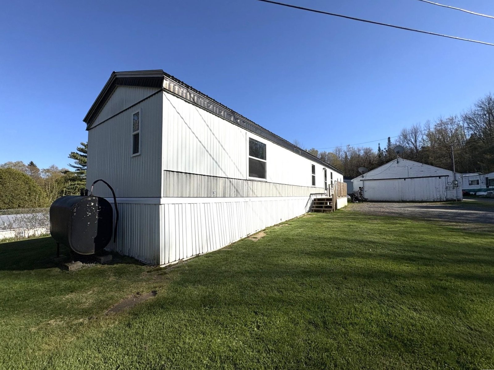 Side View of Home and Front Yard