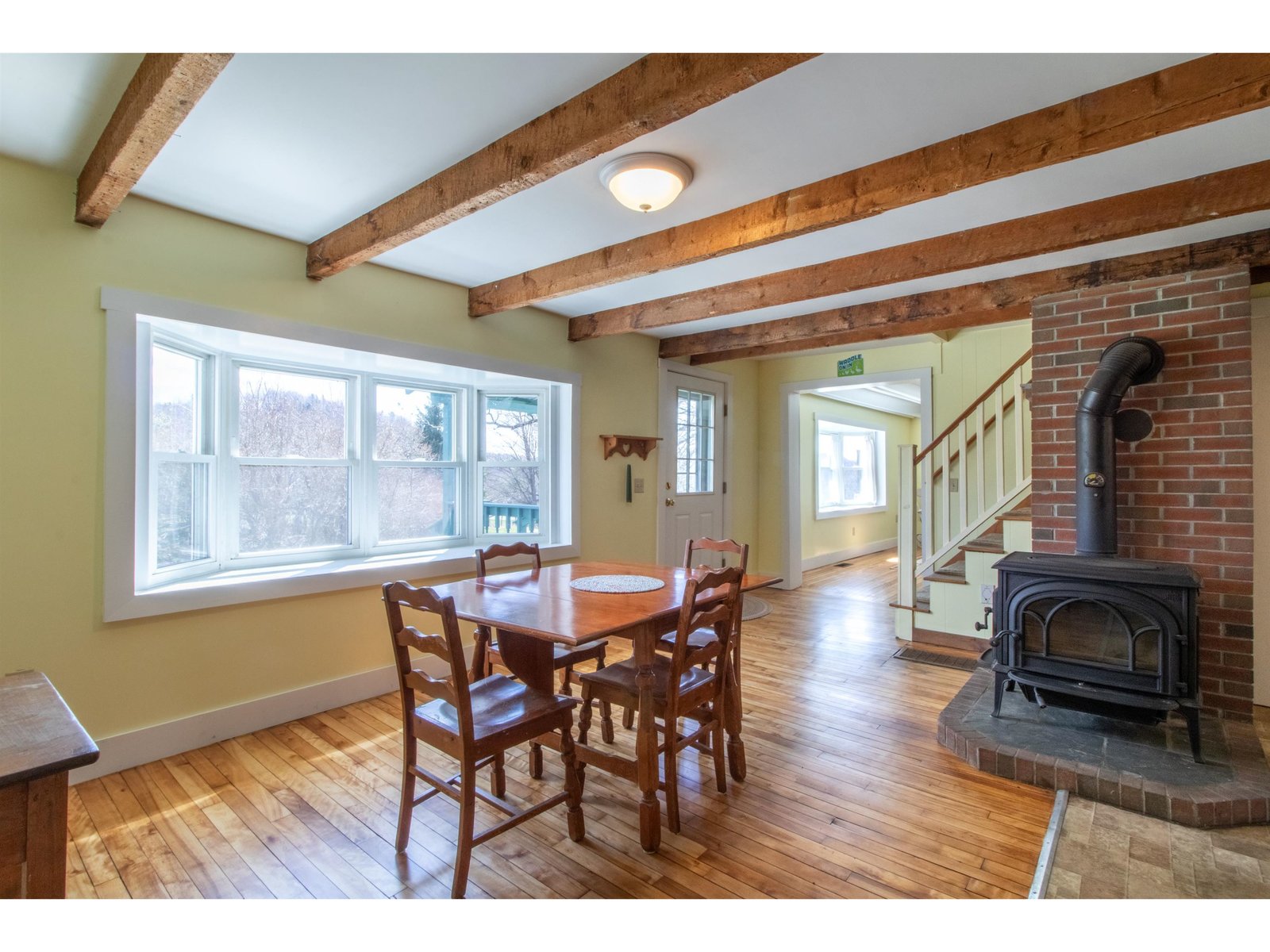 Authentic wood beams