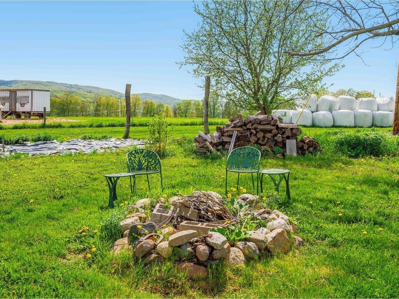 Gather around the fire pit!