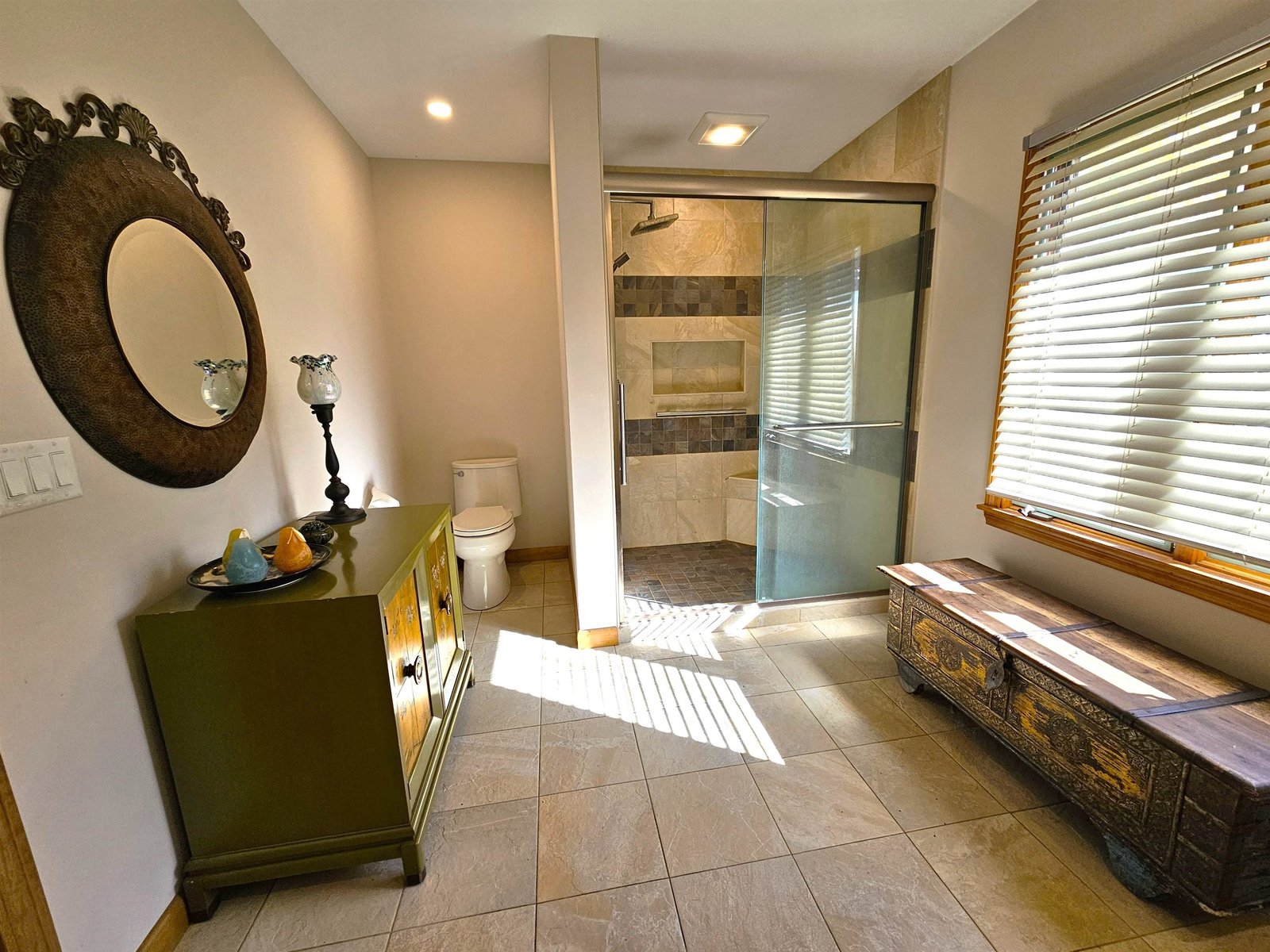 Large Tiled Bathroom