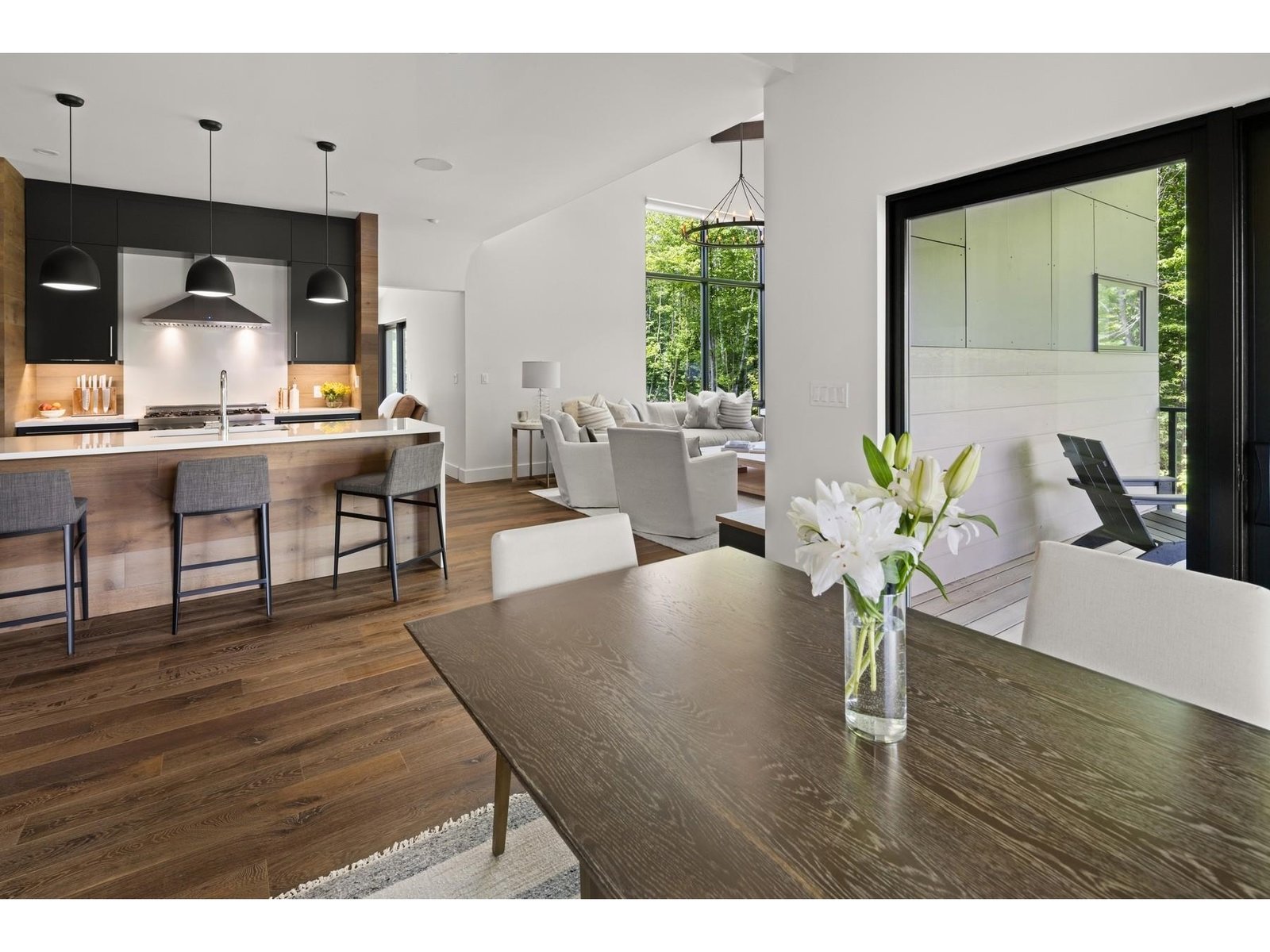 Separate dining area