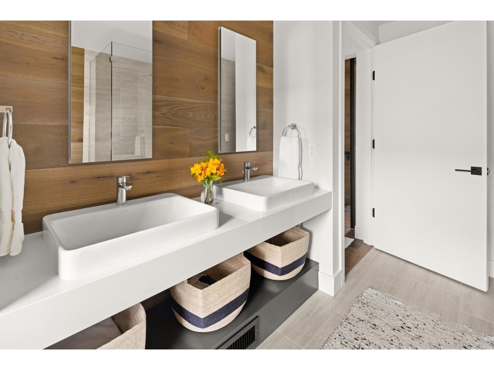 Primary double vanity