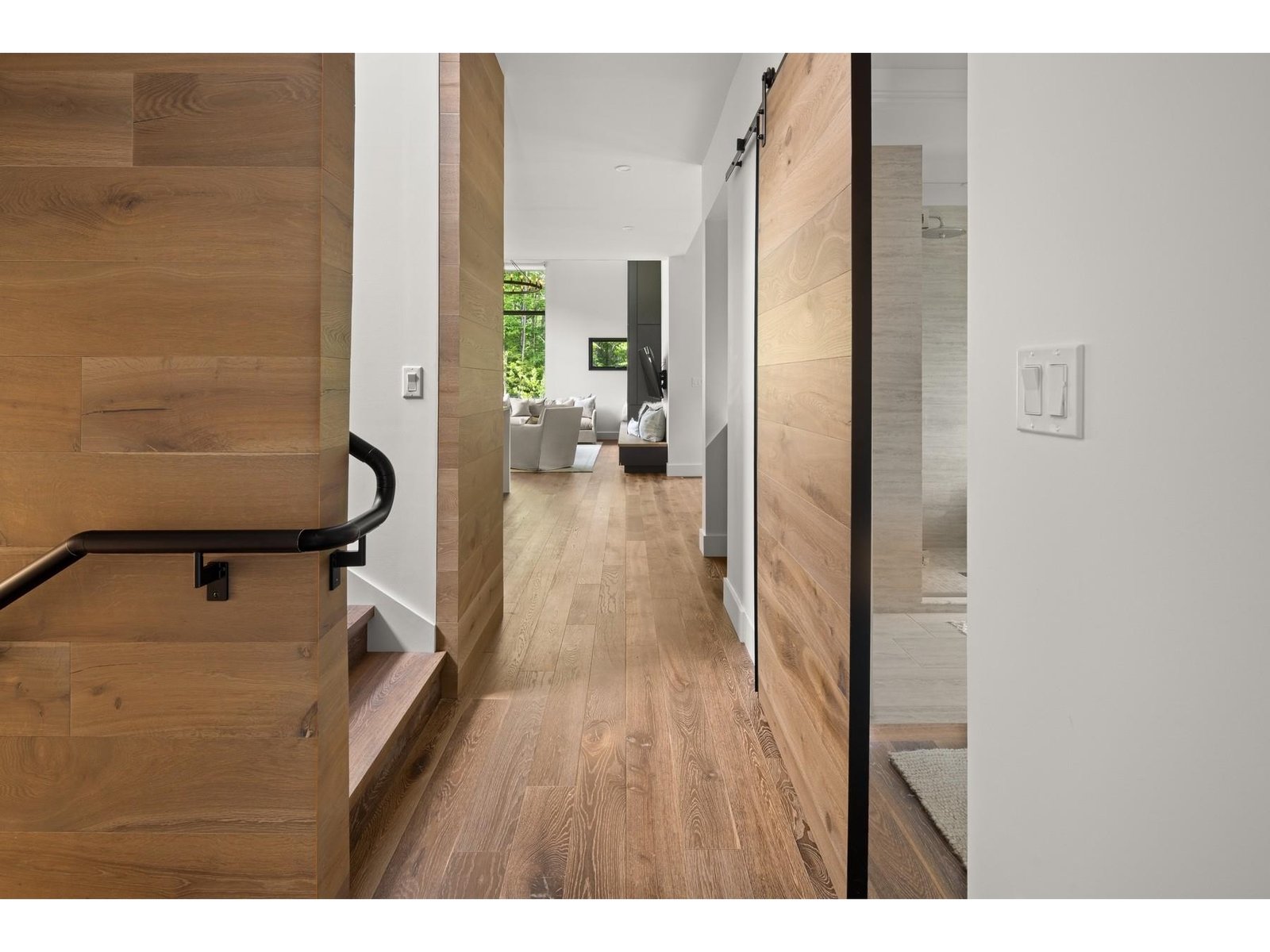 Hallway to main living space