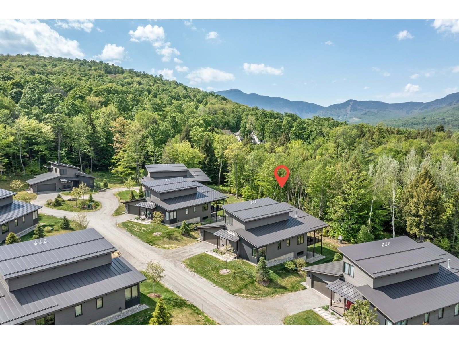 Home is against the woods for privacy