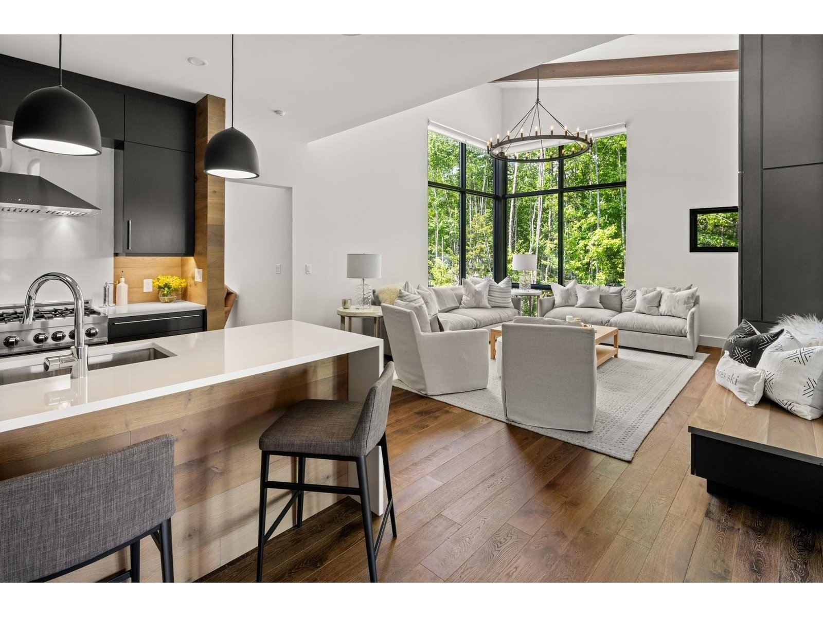Never miss a moment when main living spaces are connected