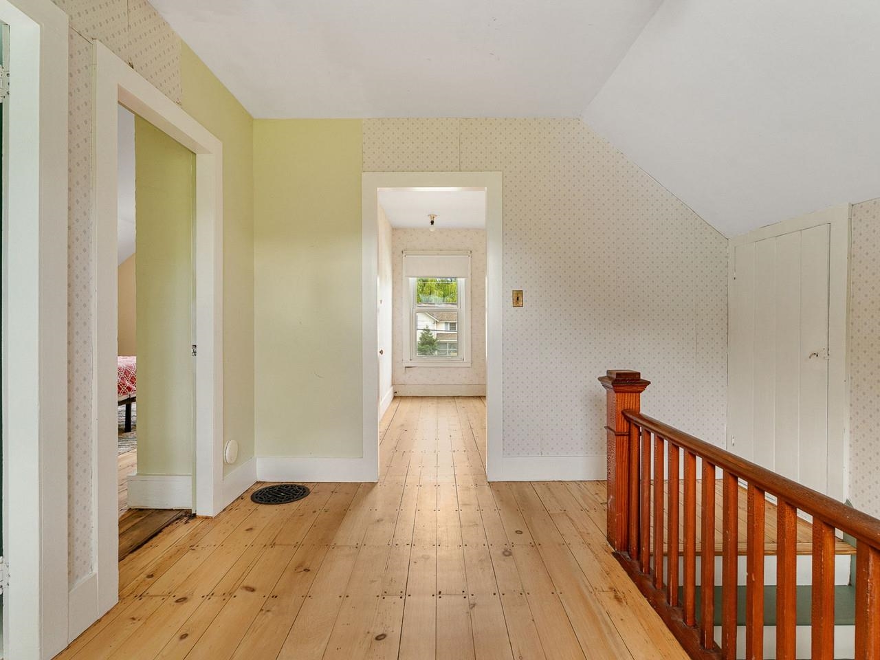 Attic access on right
