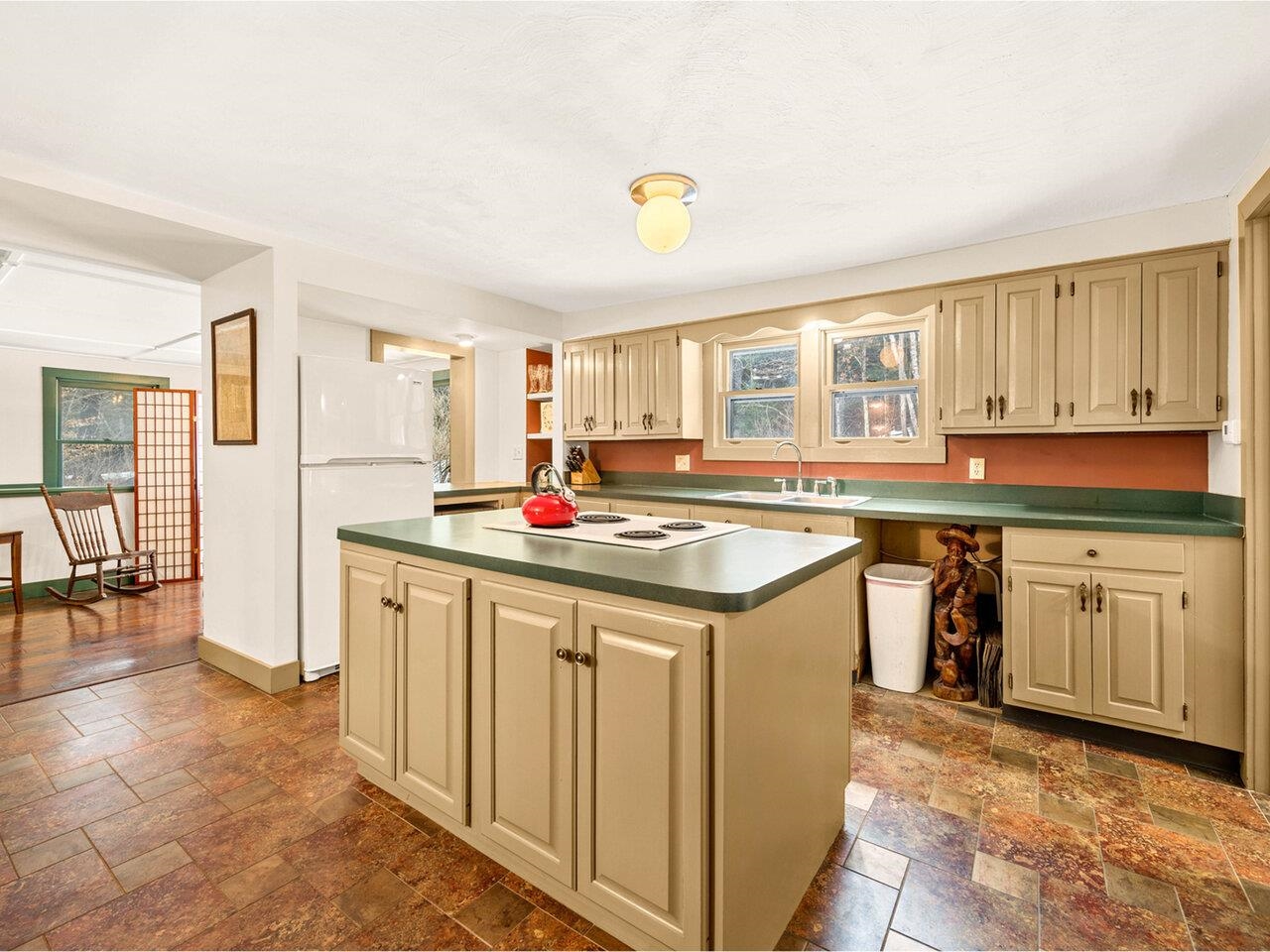 kitchen view toward dining