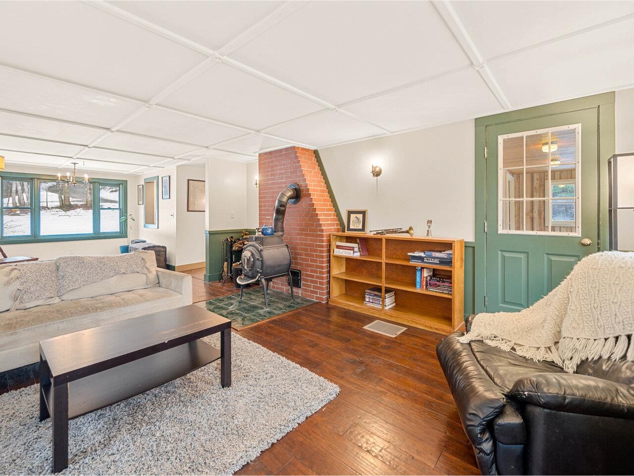 living room toward dining