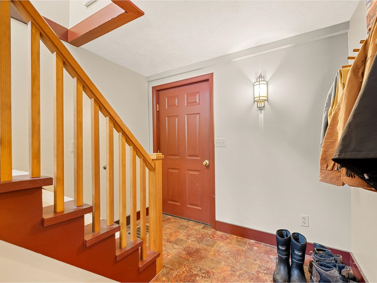 heading upstairs
