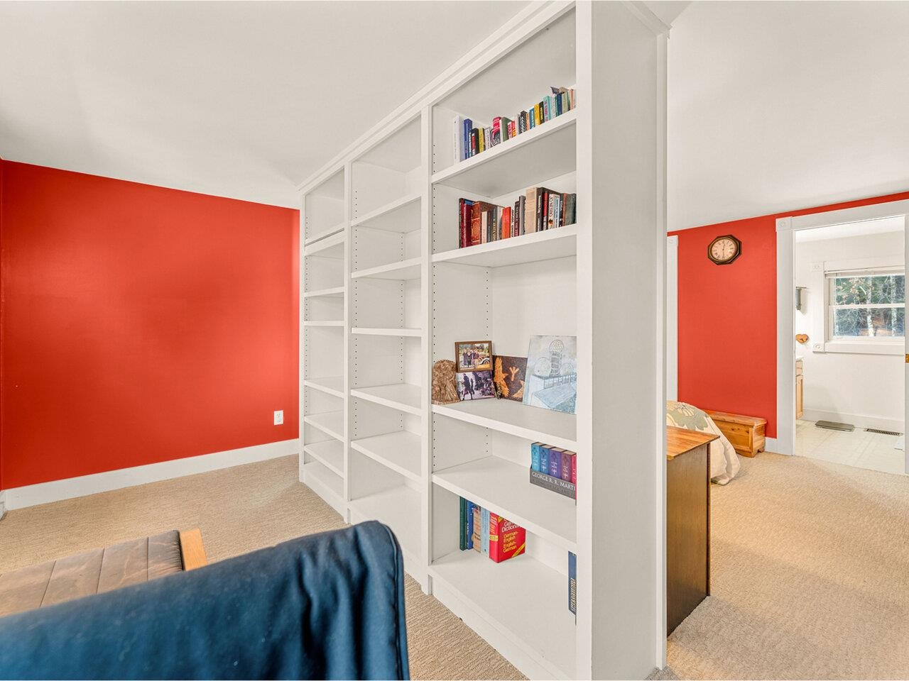 bookshelves in primary