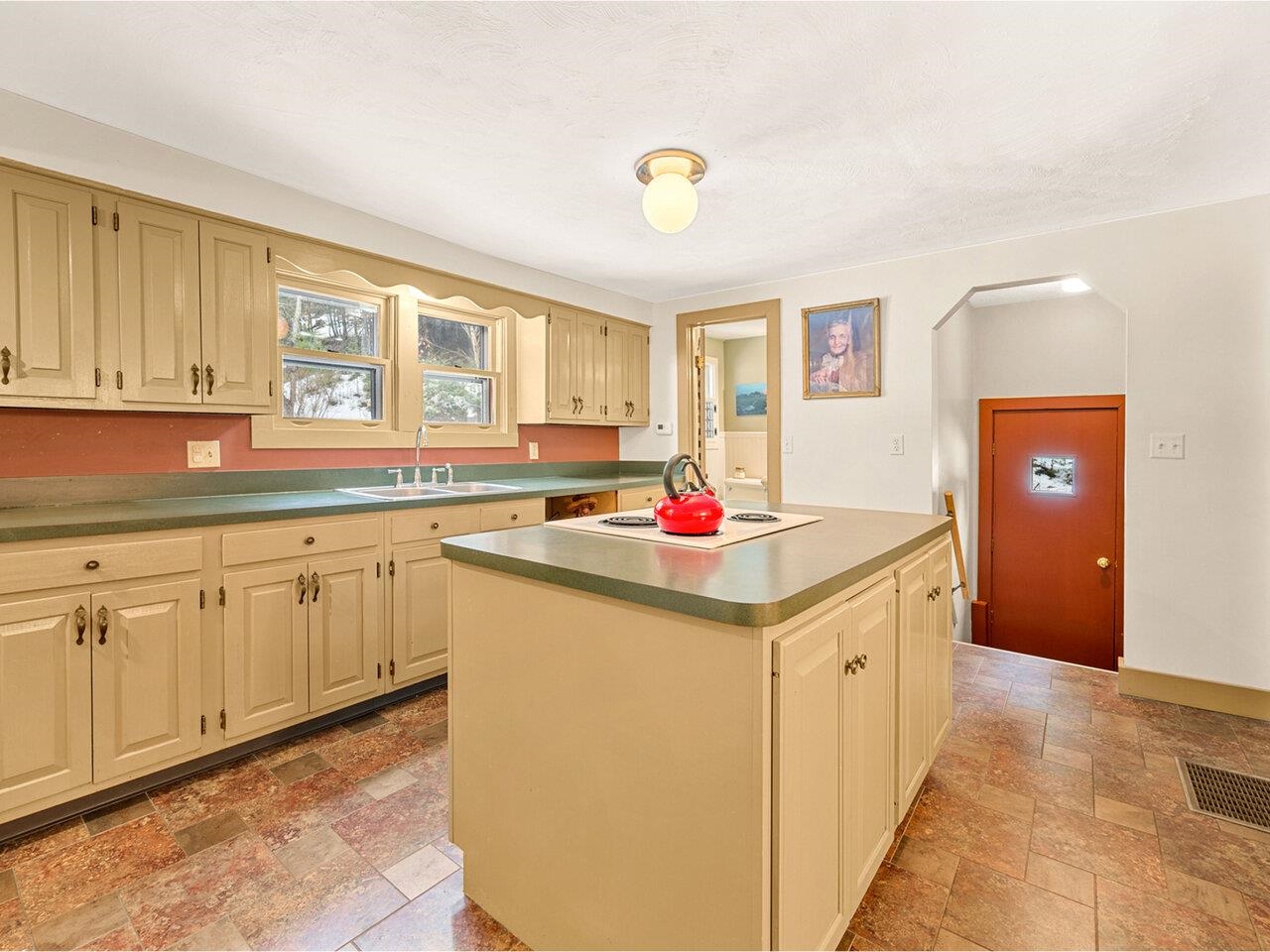 kitchen with island