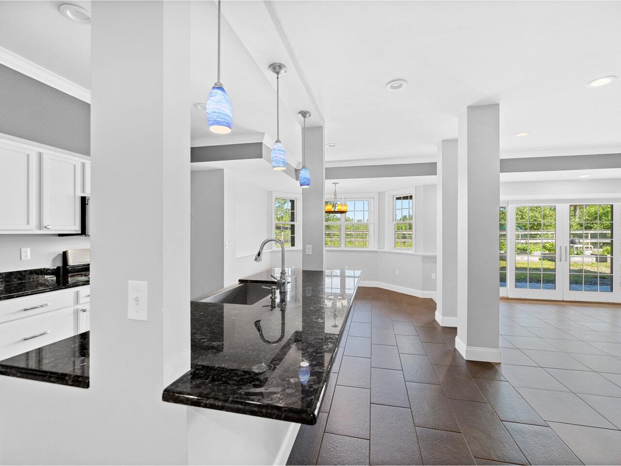 Kitchen with Granite Counters