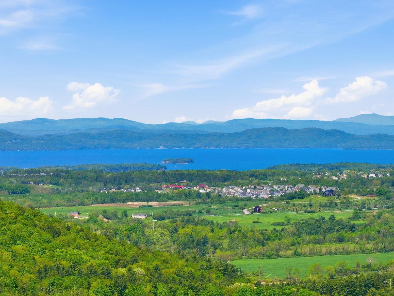 Drone photos orienting location