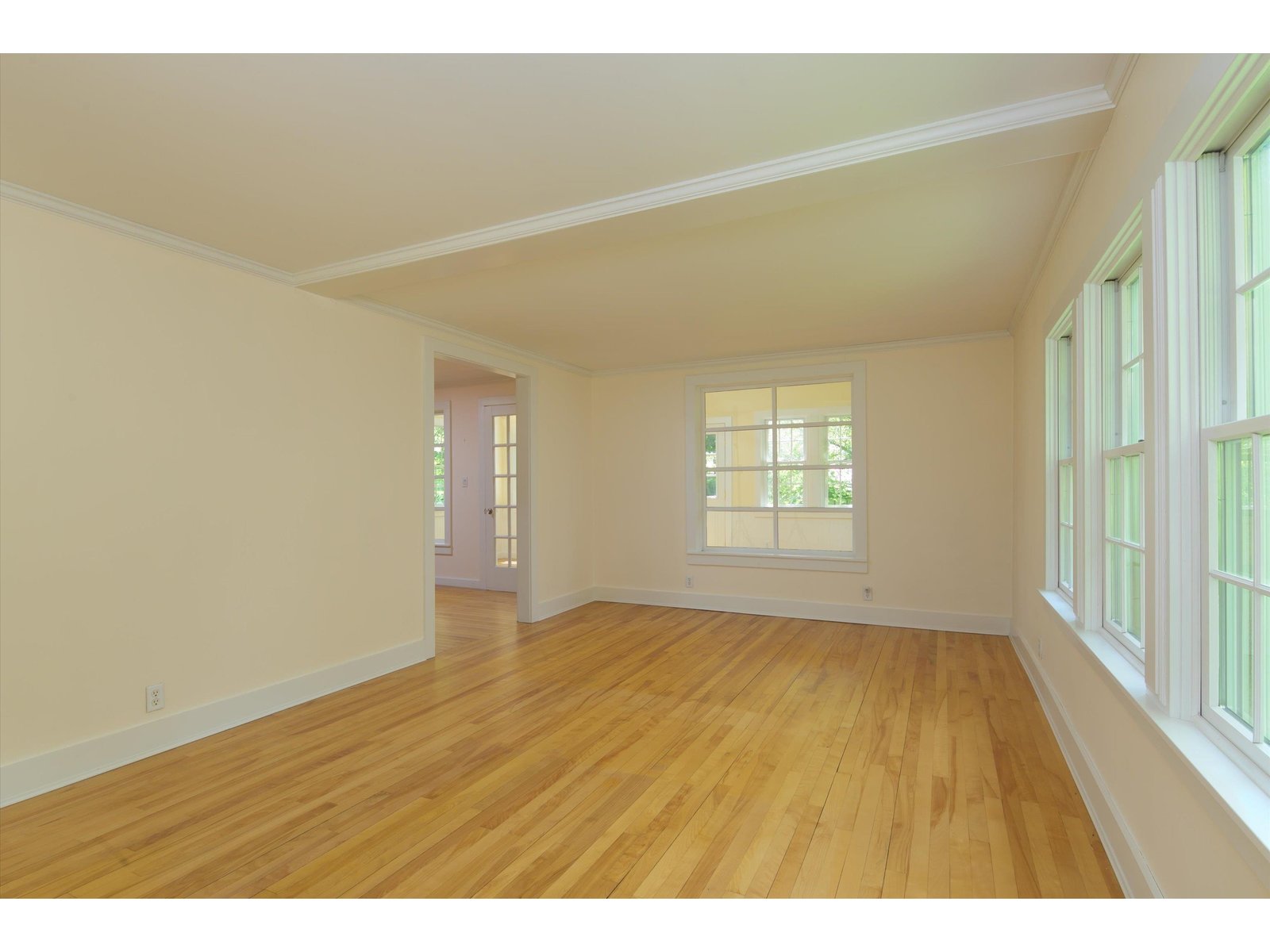 Family Room Looking into the Enclosed Porch
