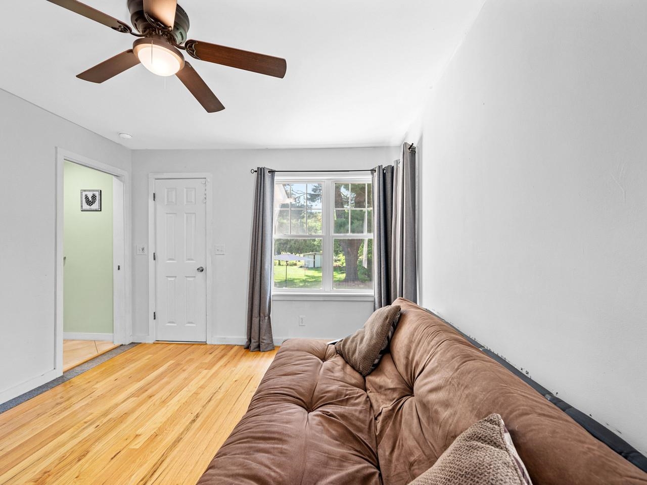 View shows door to huge closet