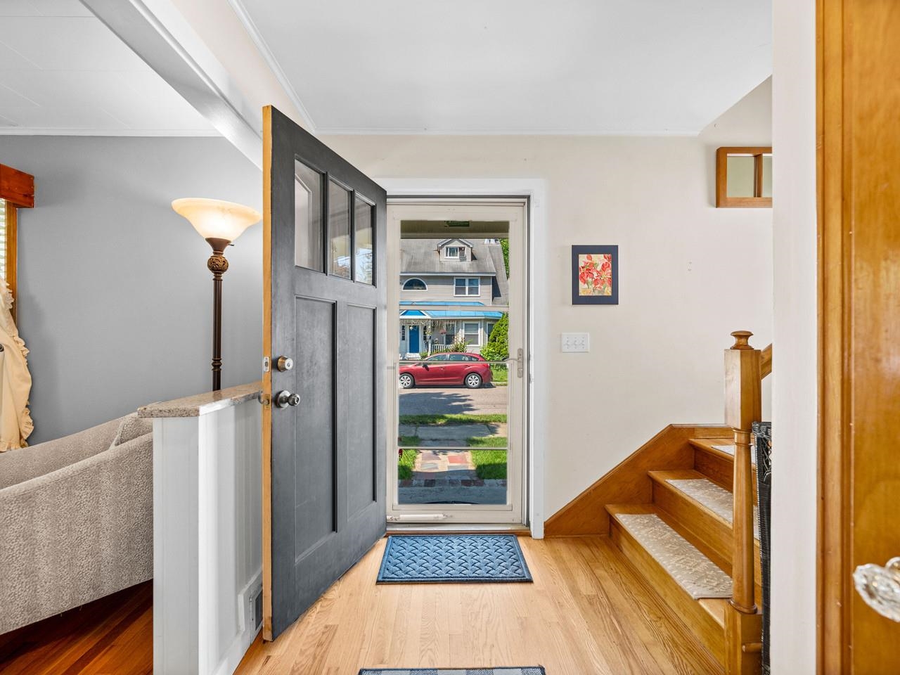 Sunny front entry