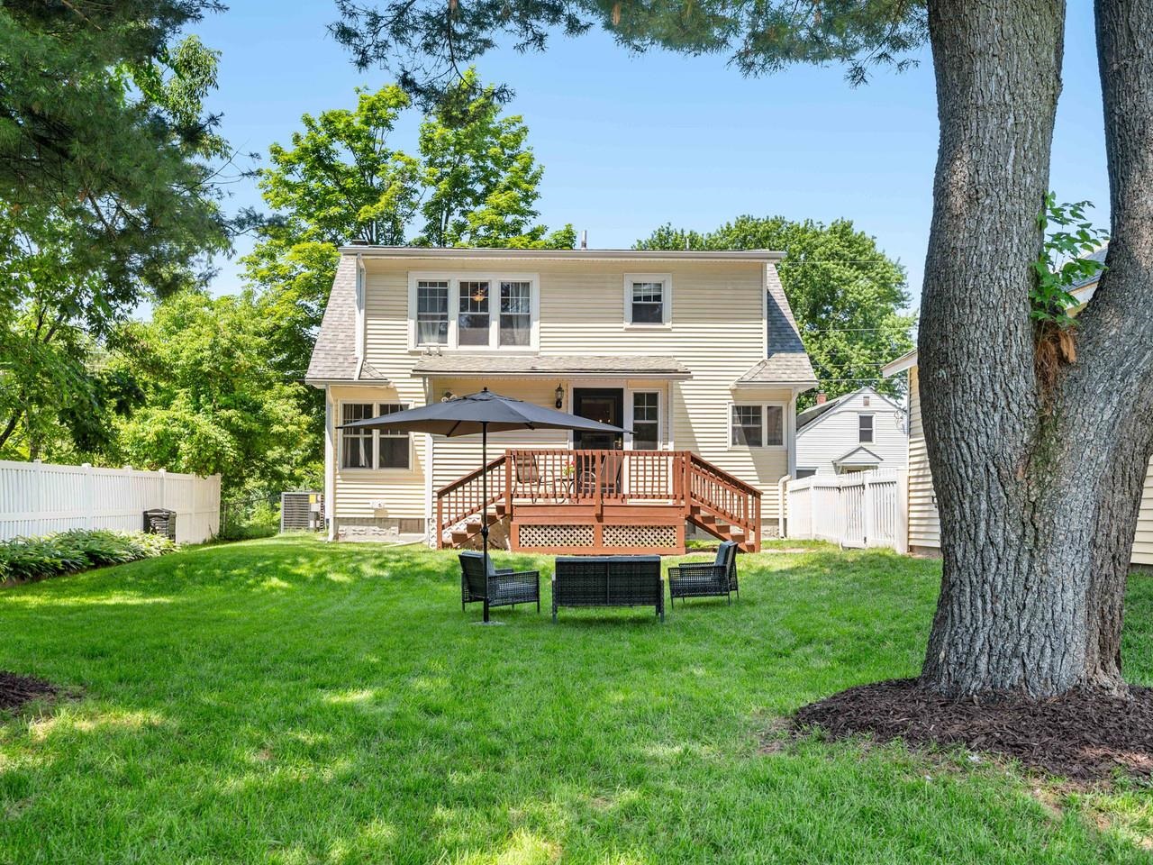 Rear of house