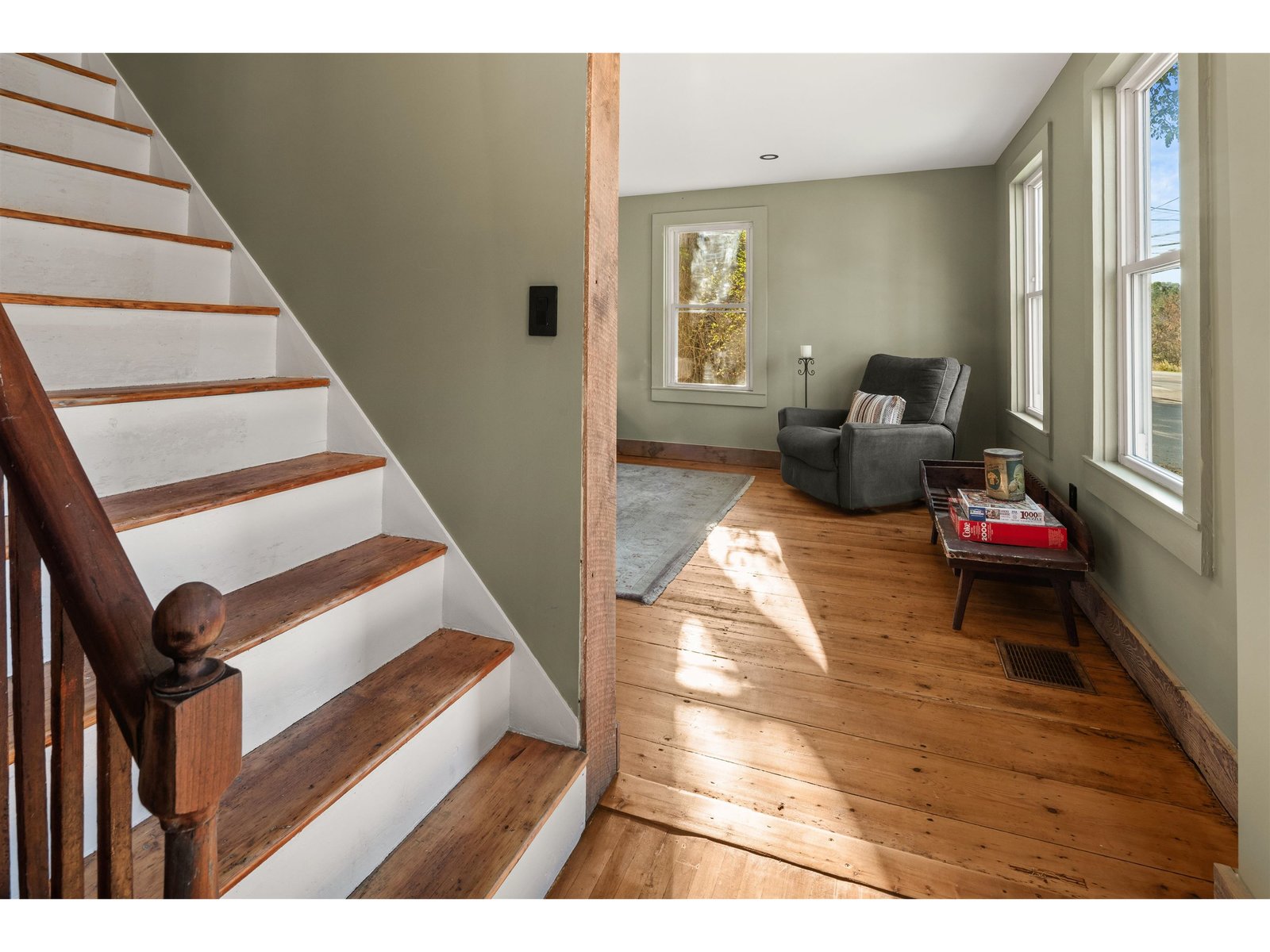 Stairs to upper level