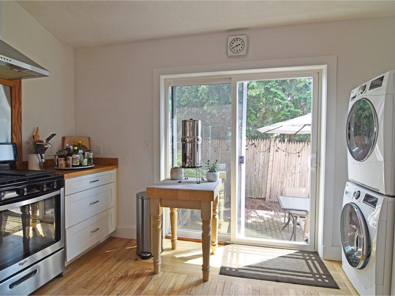 Access to back patio
