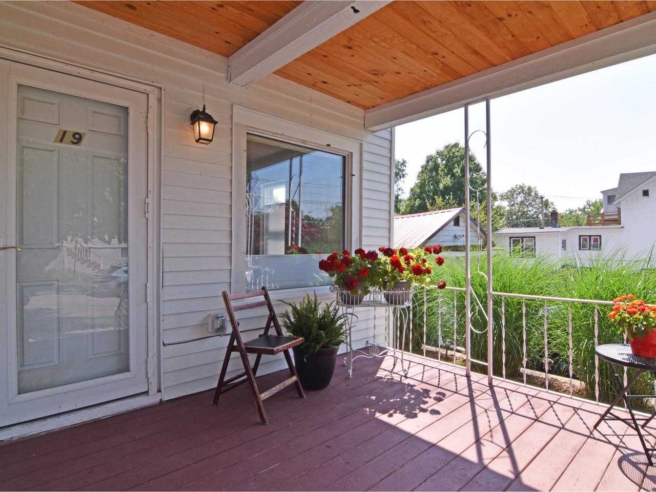 Covered front porch