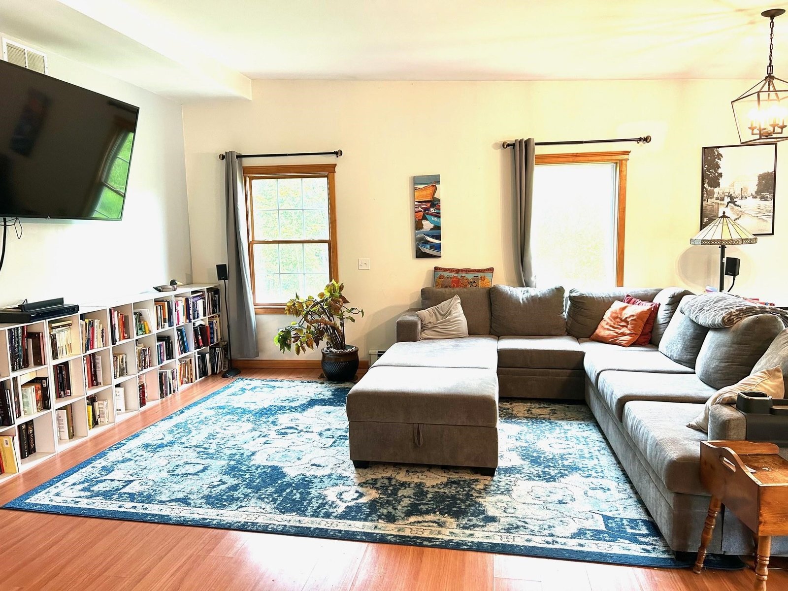Large family room on first floor.
