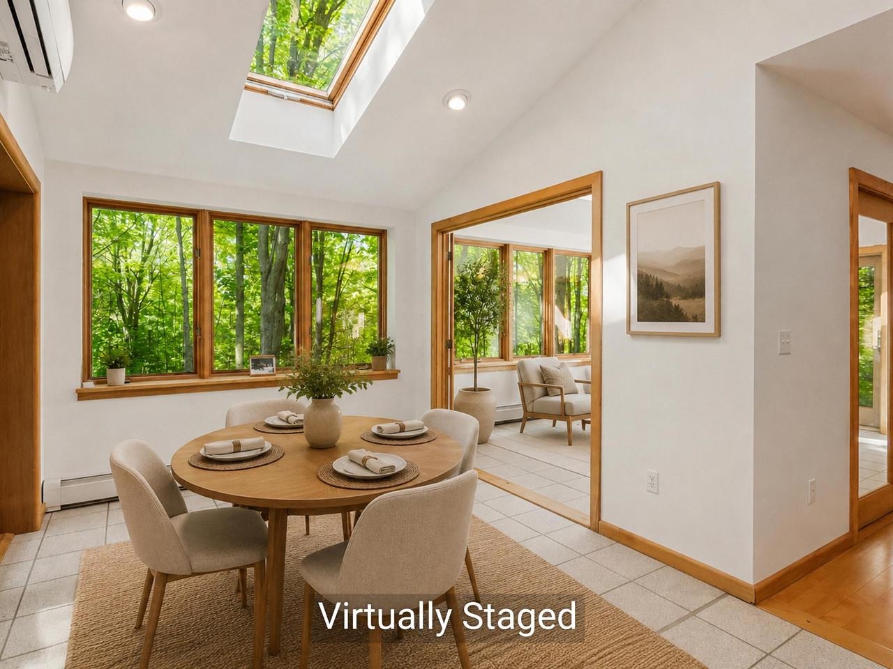 & to sunroom w/ mini-split