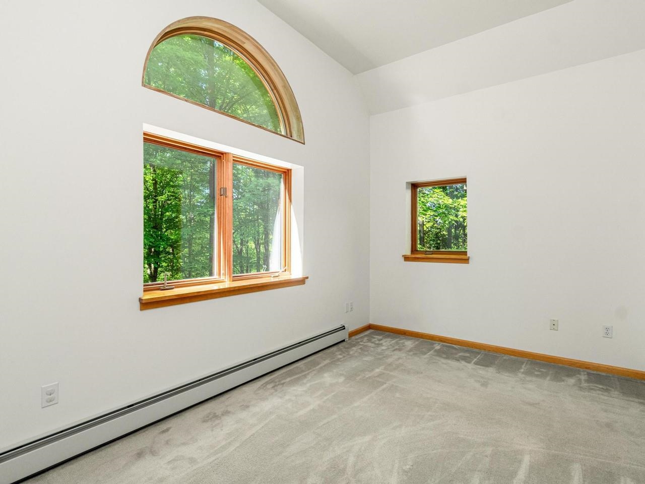 Striking arched window