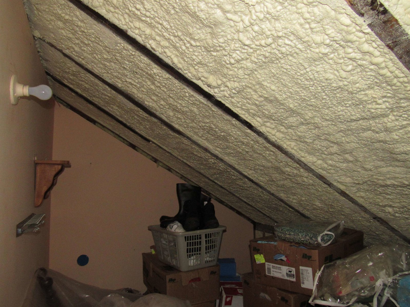 2nd Spray Foamed Attic Space, Possible Walk-in Closet