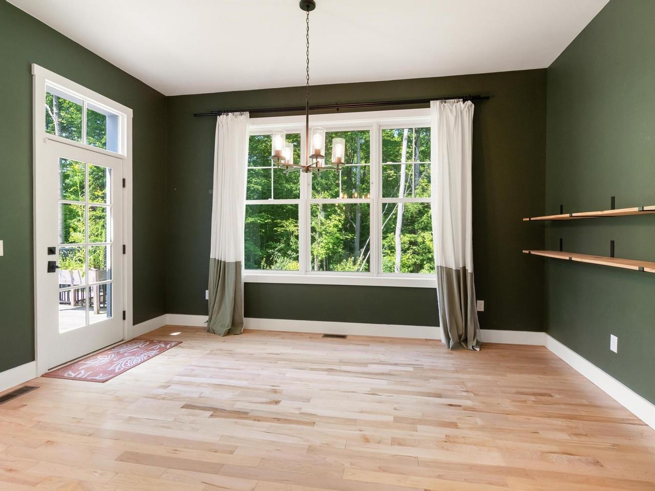 Dining room with deck access