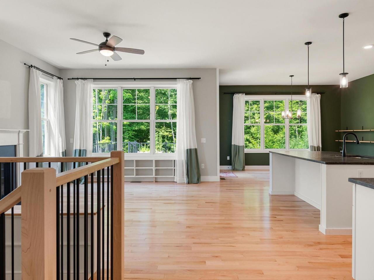 Open living with lush views