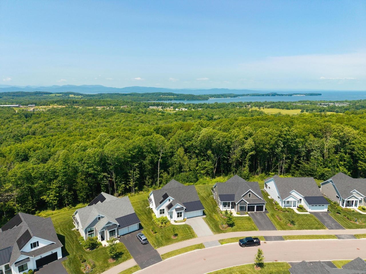 Aerial view of home