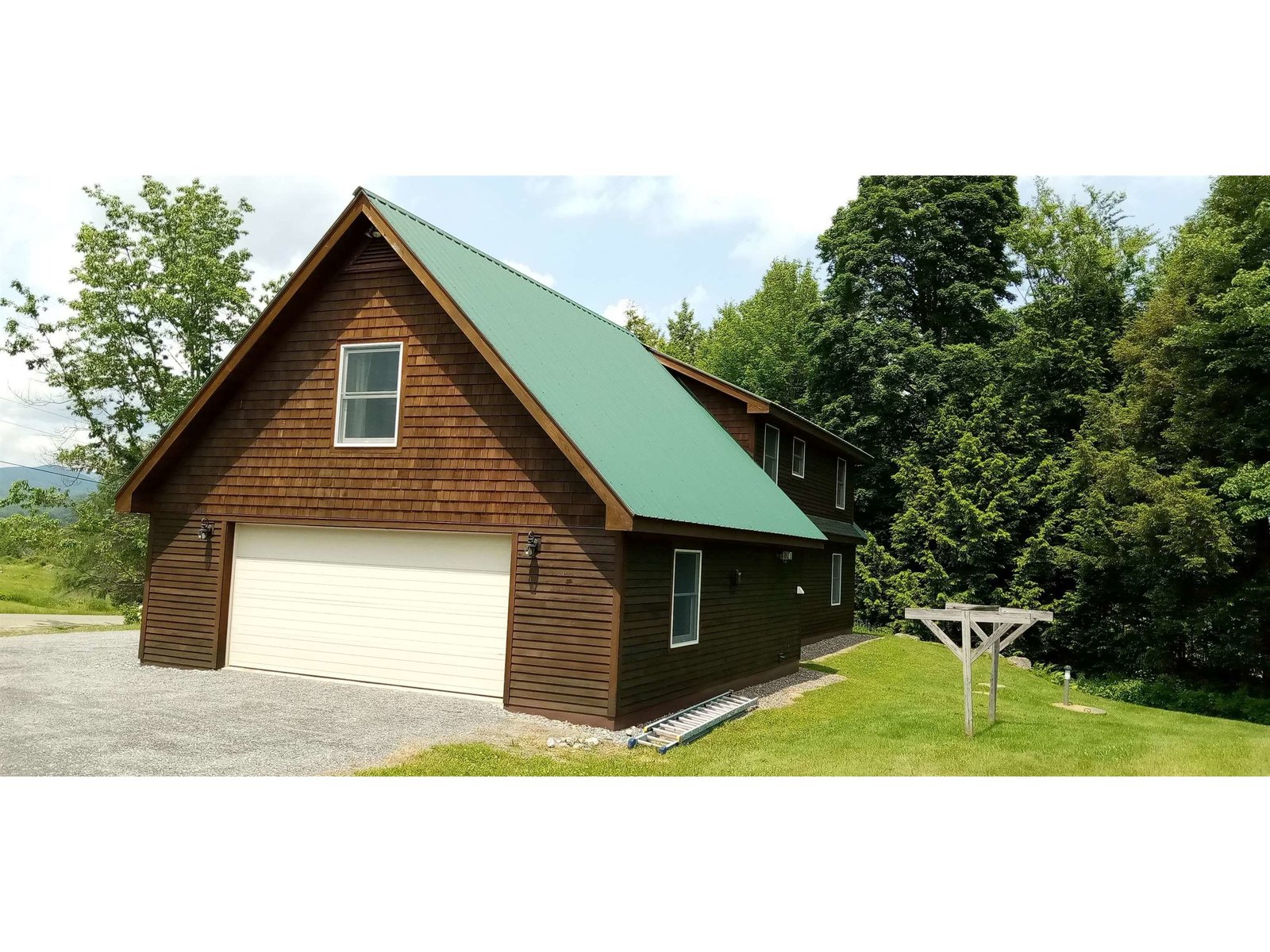 garage and back of home