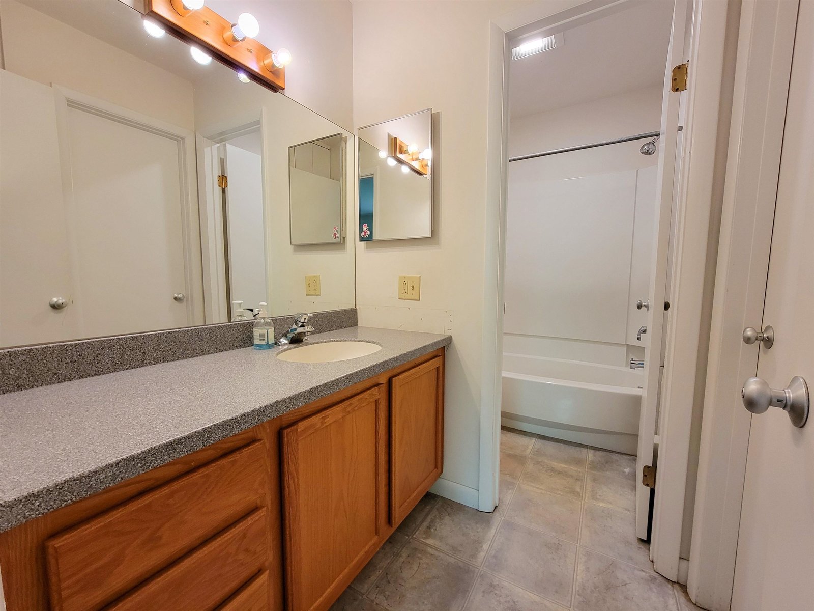 Vanity with Loads of Counterspace