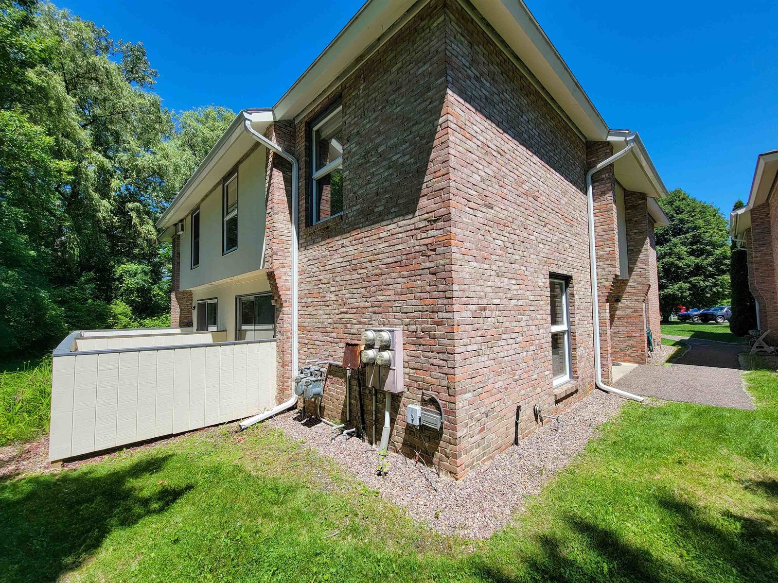 Side View of Private Patio