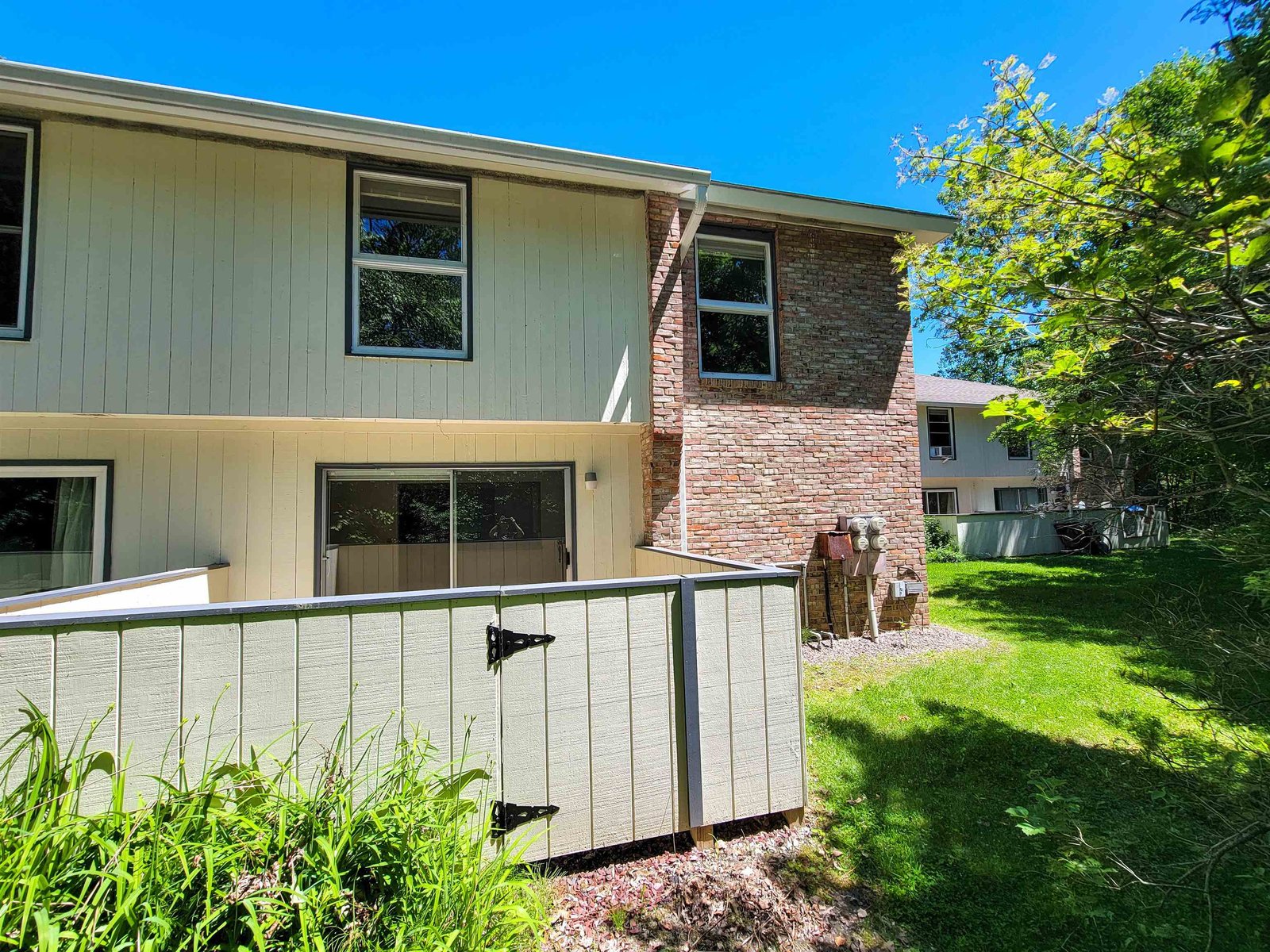Back View of Patio & Sliding Door
