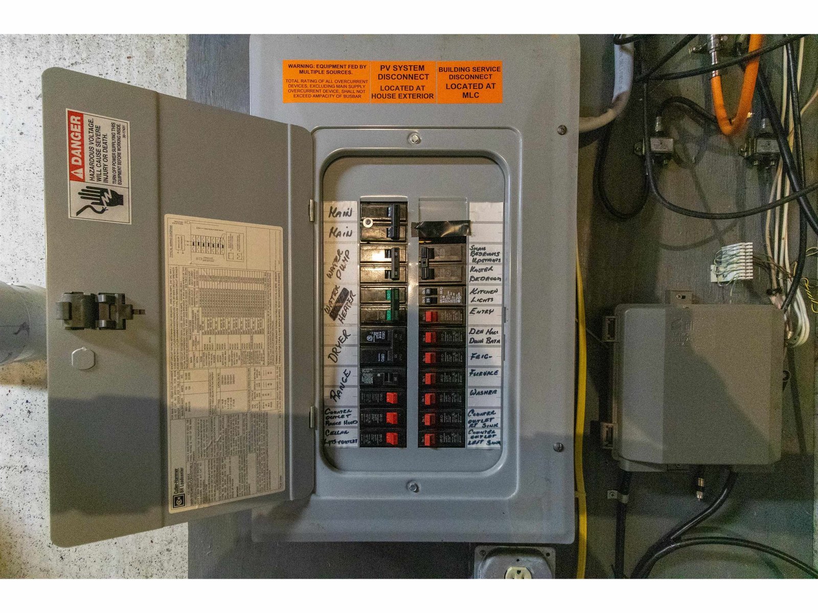 Basement Breaker Box