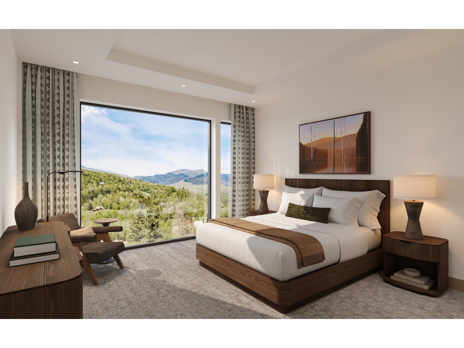 Unit Bedroom - Rendering only