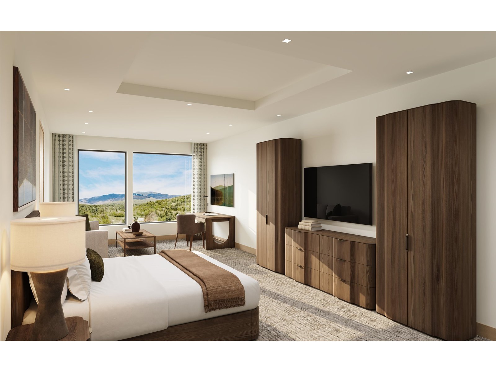 Unit Bedroom - Rendering only