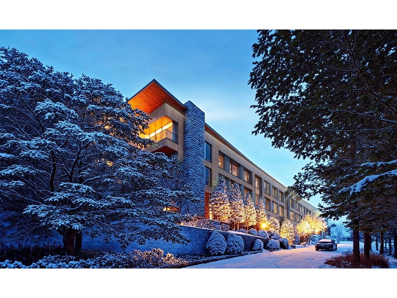 Residence from Resort Entrance - Rendering only