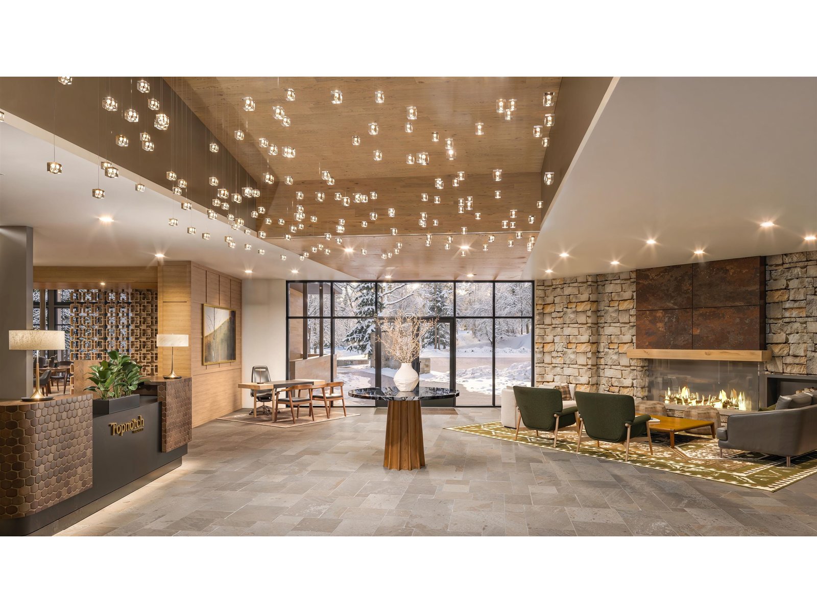 Resort Main Lobby - Rendering only