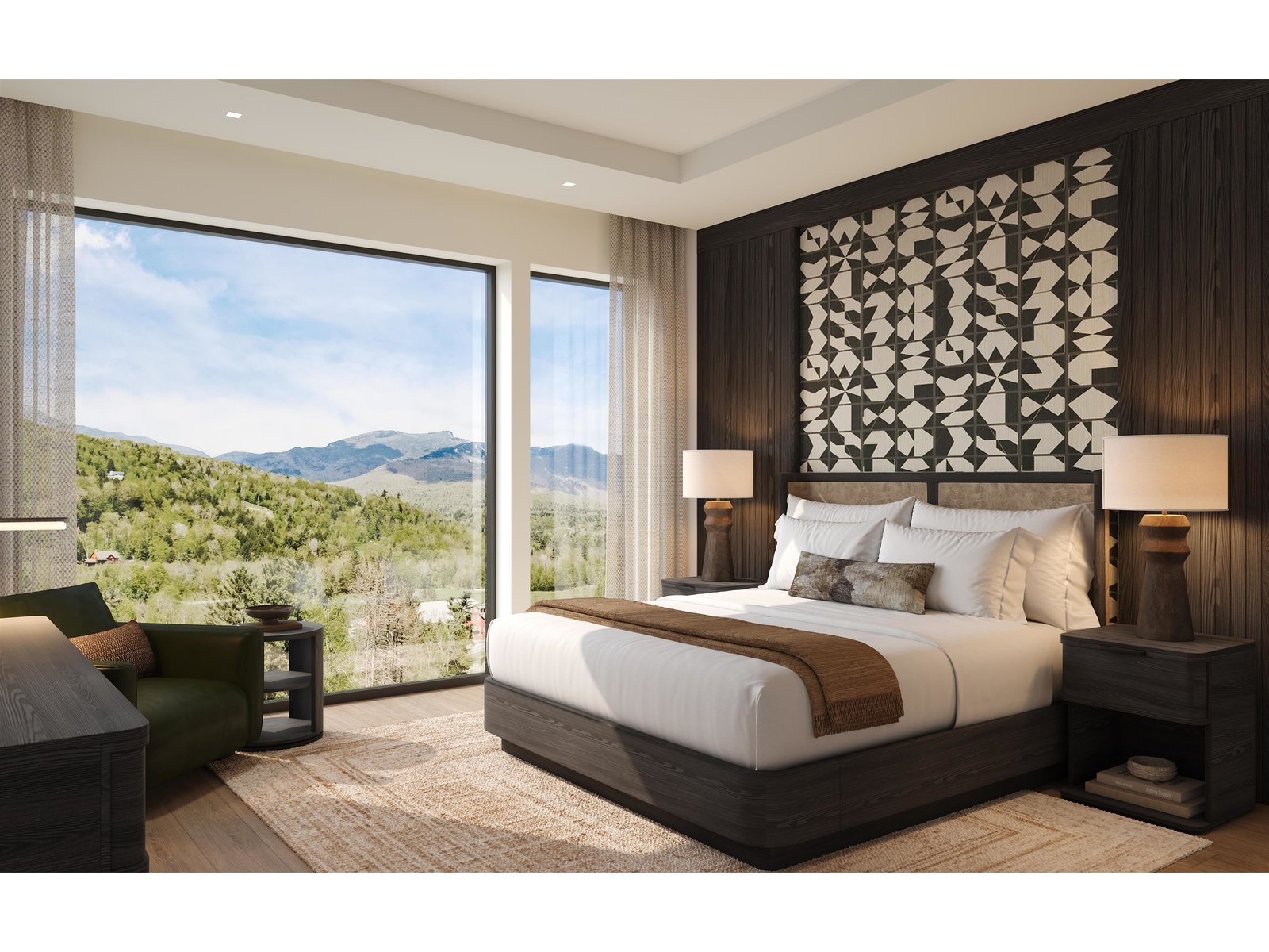 Unit Bedroom - Rendering only