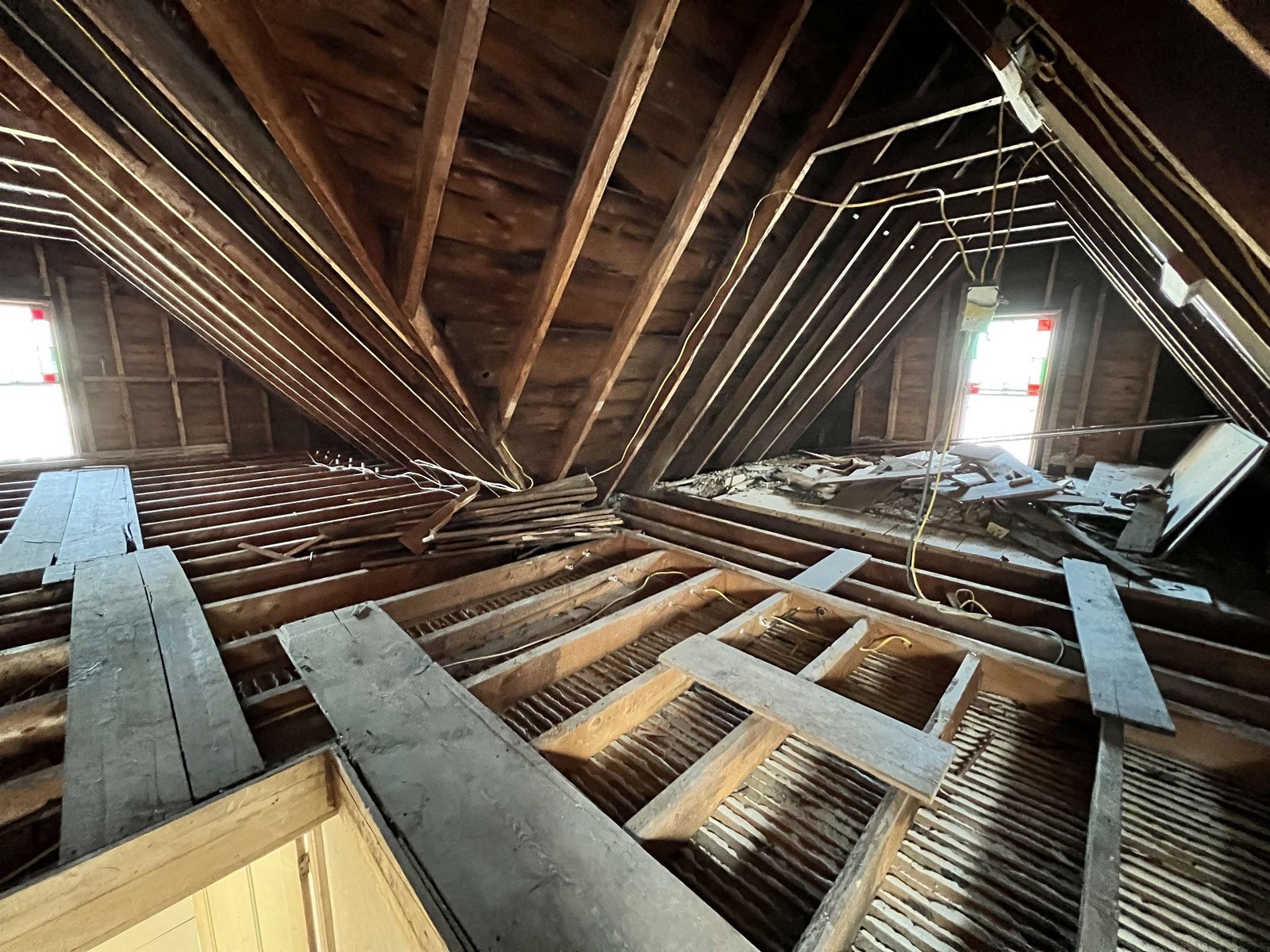 Attic with Good Headroom for Expansion