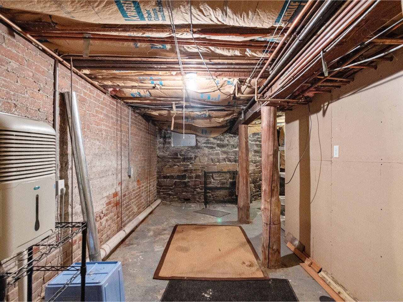 Dedicated basement storage