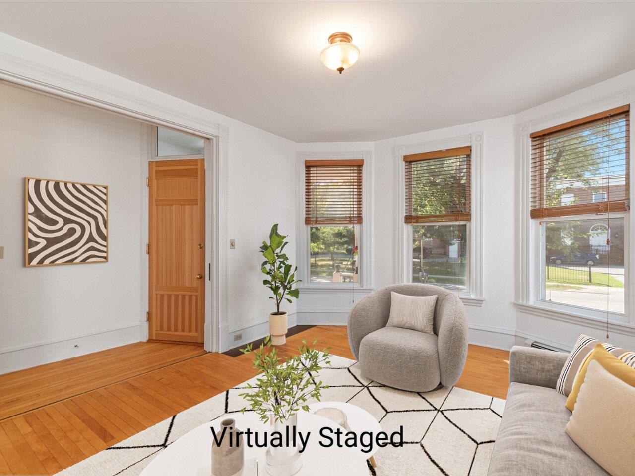 Sunny spacious living room!