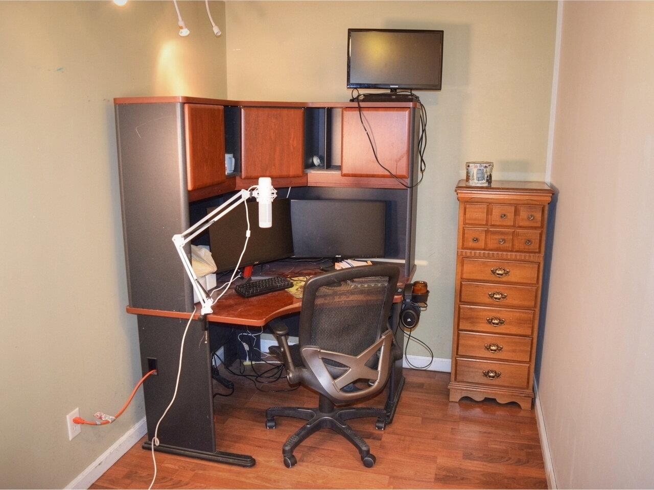 Office Nook in Basement